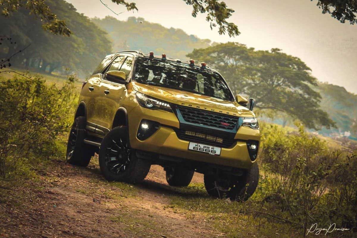 A Fortuner built at Vakratund Car Accessories